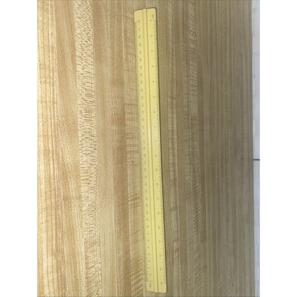 VTG Pearwood ARCHITECT Scale Drafting RULER TRIANGLE Ruler US ST'D Stewart 521 - Picture 3 of 7